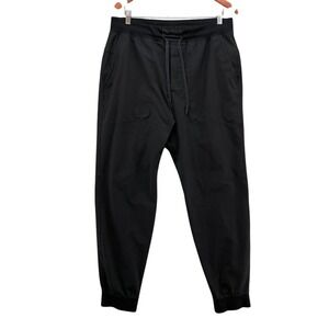 Lululemon Lab Joggers Mens XL Black Recycled Polyester Drawstring Pants‎ Active